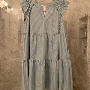 Gal Meets Glam striped mini dress size 16 RARE